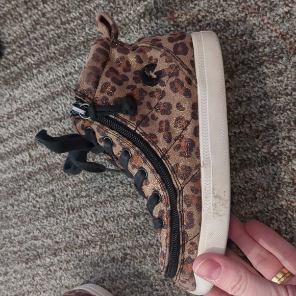 Billy's sparkly "Leopard Shimmer" Print high tops - Picture 2 of 9